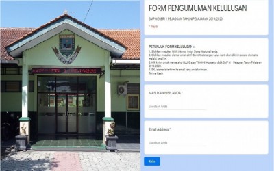 INFORMASI KELULUSAN PESERTA DIDIK TAHUN PELAJARAN 2020/2021